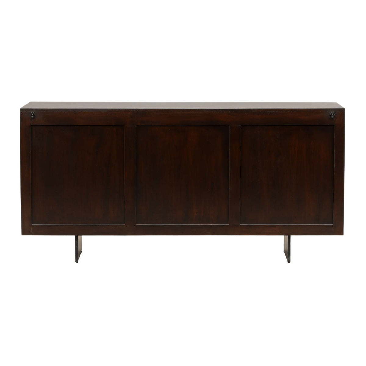 Heritage Acacia Wood and Iron Cabinet
