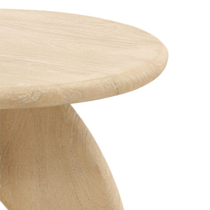 Light Natural Mango Wood Table 18 in Wide