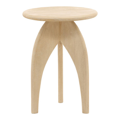 Light Natural Mango Wood Table 18 in Wide