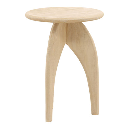 Light Natural Mango Wood Table 18 in Wide