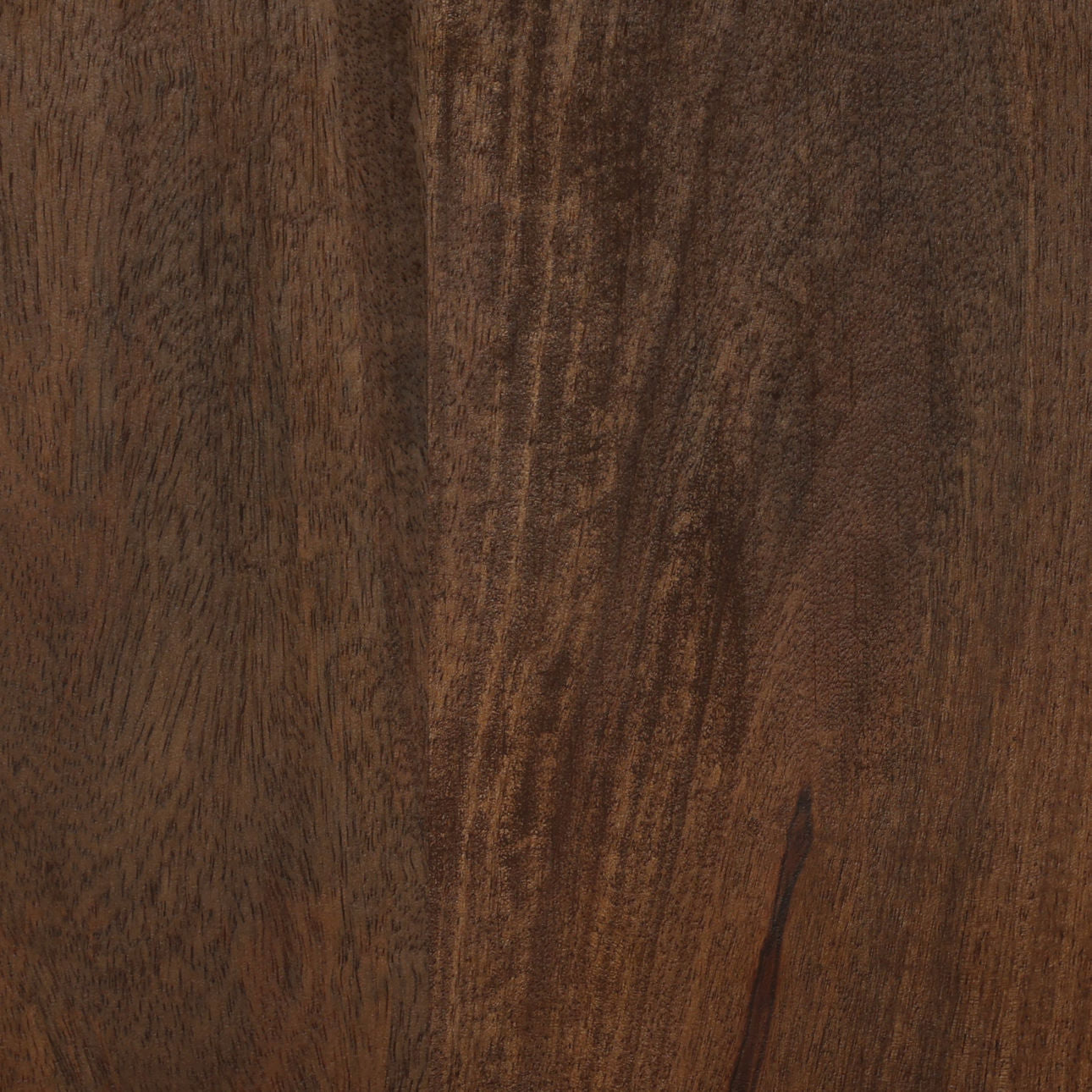 Black and Natural Solid Acacia Wood Table 56 in Wide