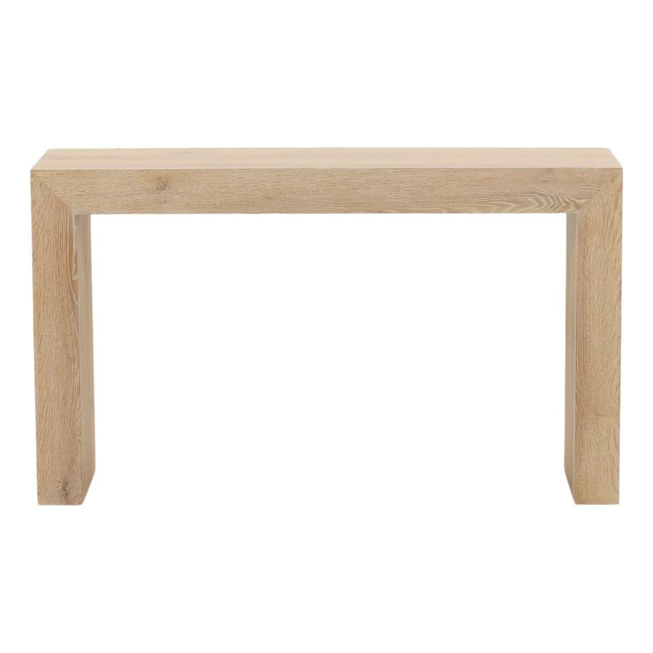 Light Natural Oak Veneer Desk 52 in Wide