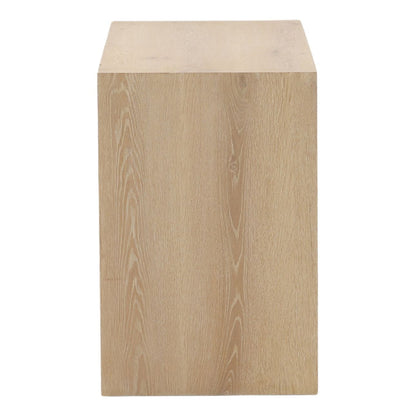 Light Natural Oak Veneer Desk 52 in Wide