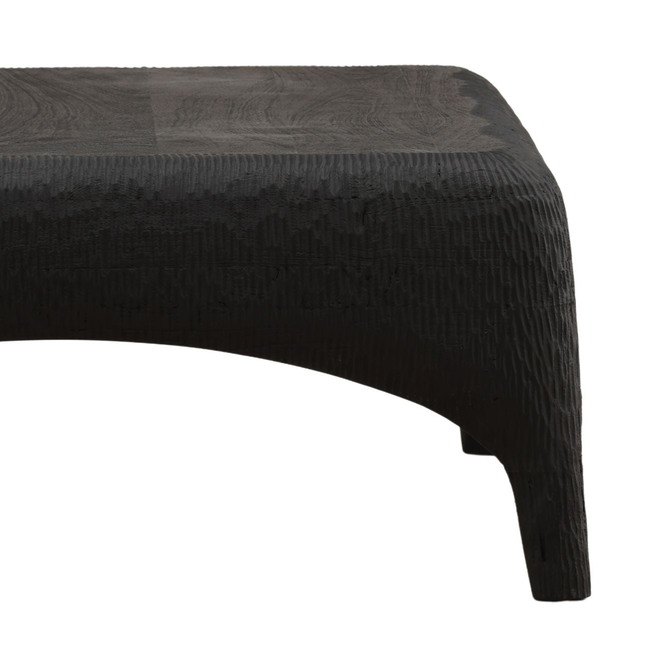 Black Mango Wood Table 42 in Wide