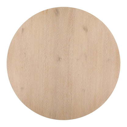 Light Natural Oak Veneer Table 54 in Wide