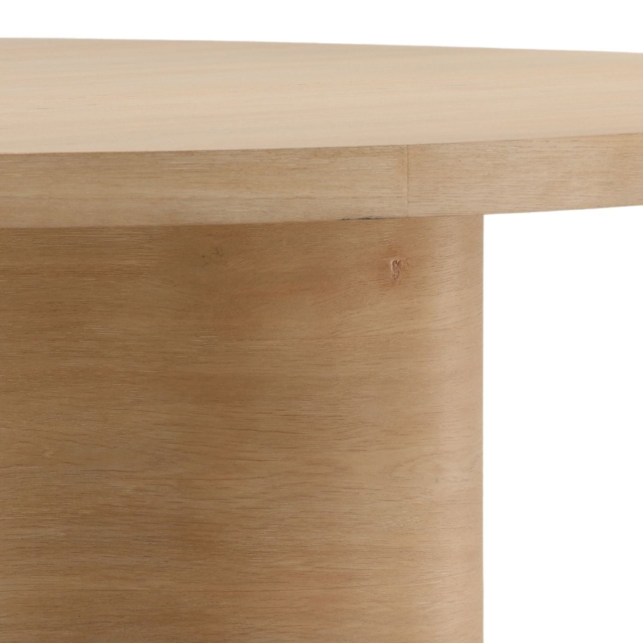 Light Natural Oak Veneer Table 54 in Wide
