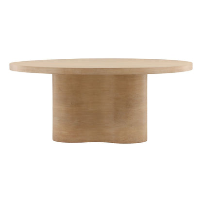 Light Natural Oak Veneer Table 54 in Wide