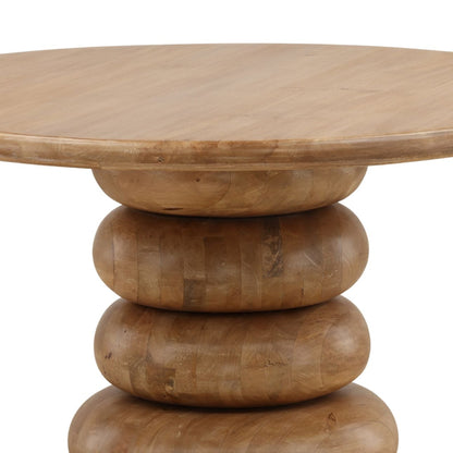 Natural Mango Wood Table 54 in Wide