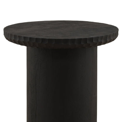 Black Mango Wood Table 20 in Wide