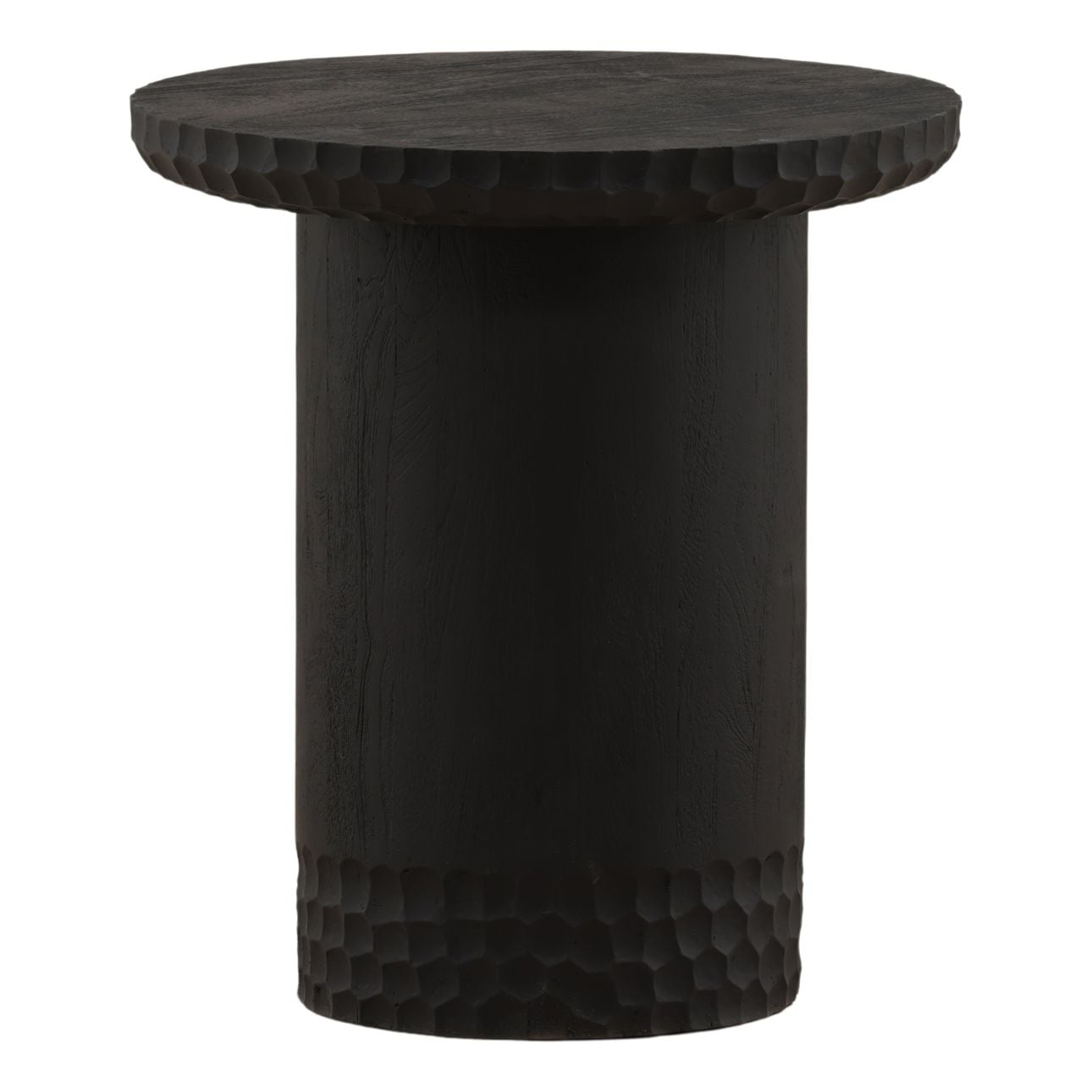 Black Mango Wood Table 20 in Wide