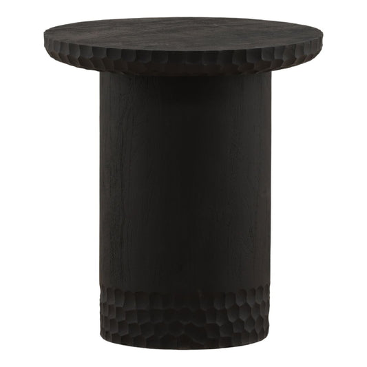 Black Mango Wood Table 20 in Wide