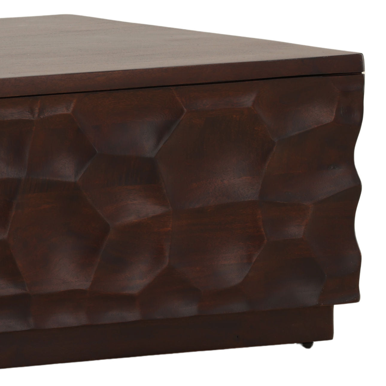 Brown Mango Wood Table 52 in Wide