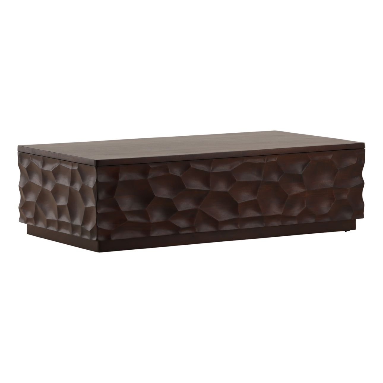 Brown Mango Wood Table 52 in Wide