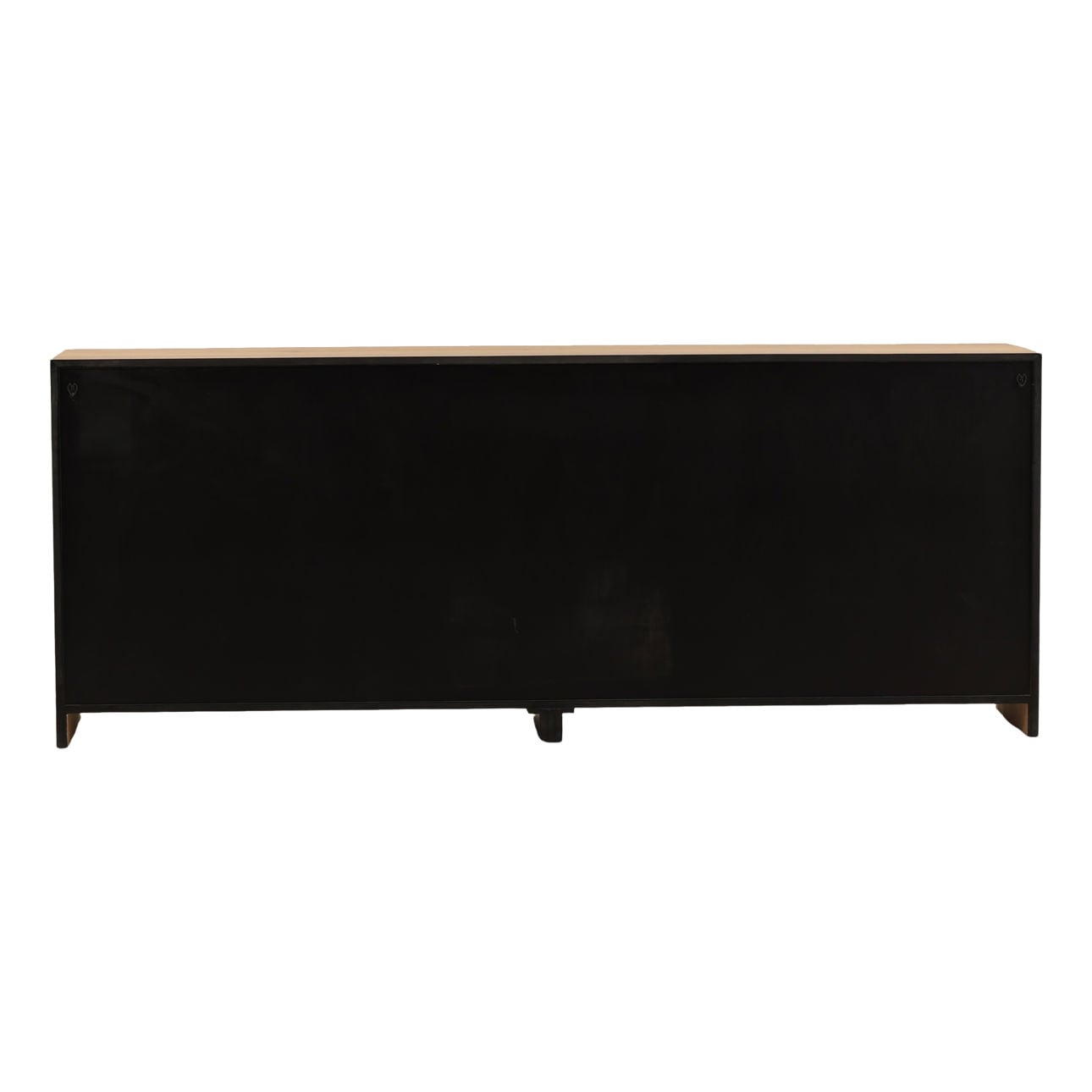 Light Natural Rustic Oak Veneer Sideboard 84 in Wide