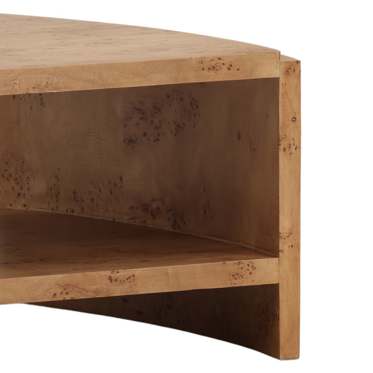 Natural Mappa Burl Table 50 in Wide