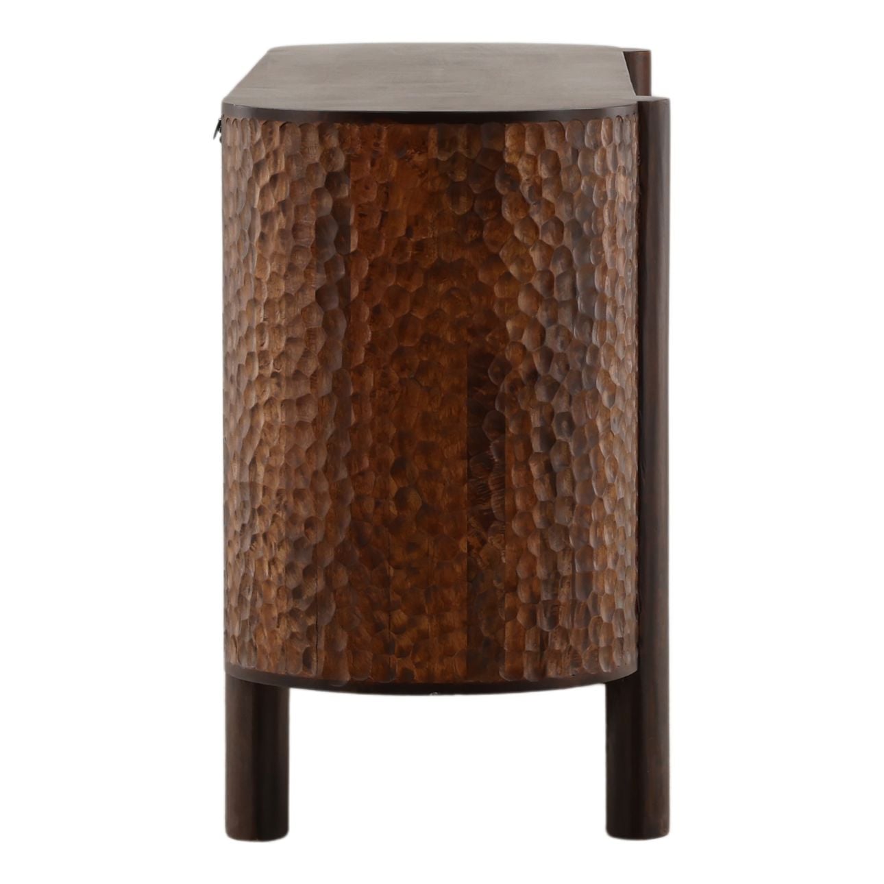 Brown Mango Wood Sideboard 79 in Wide