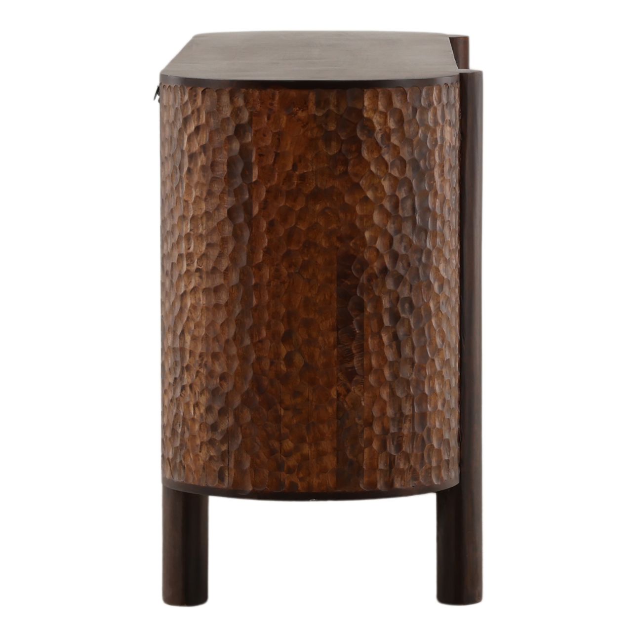 Brown Mango Wood Sideboard 79 in Wide