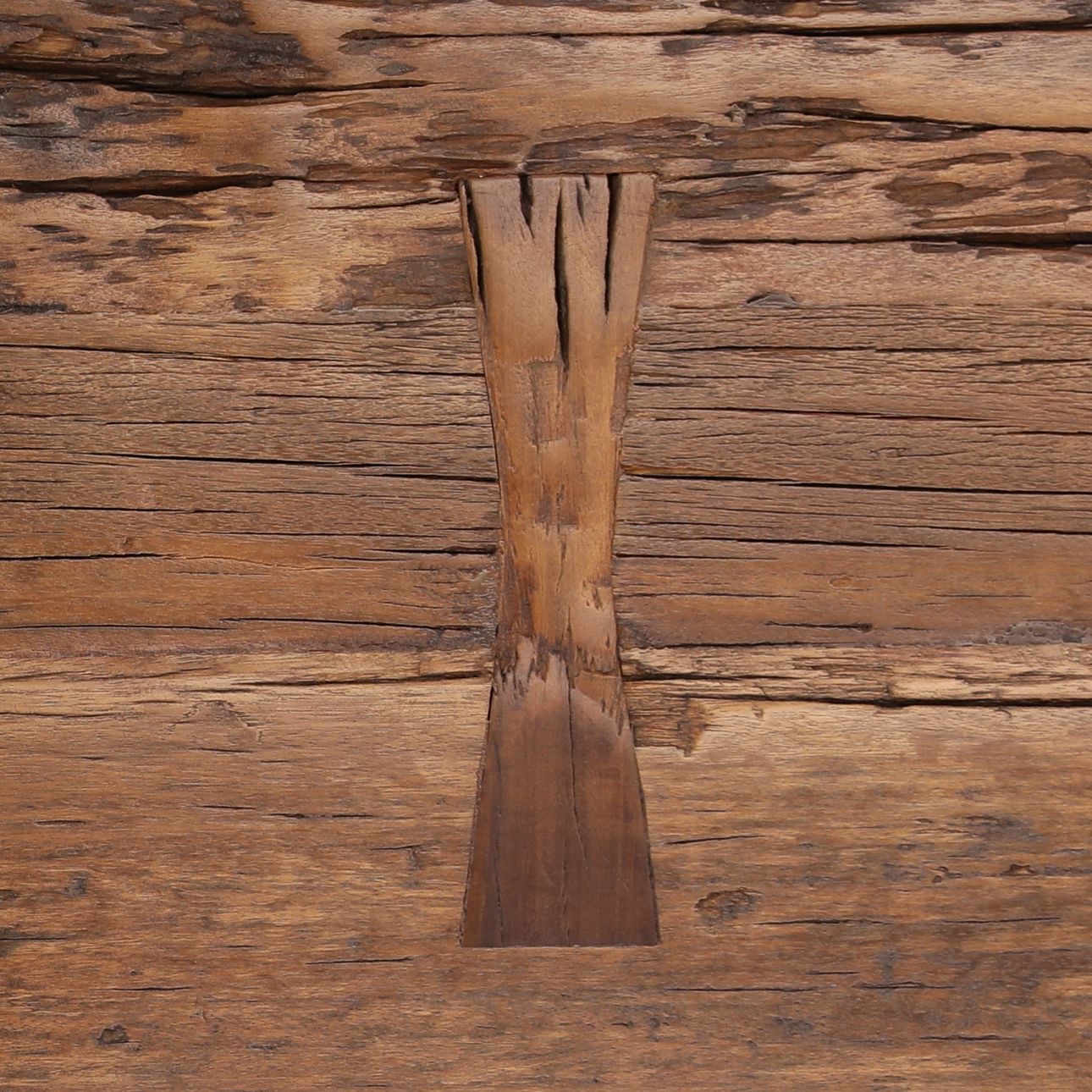 Brown Reclaimed Mango Wood Bench 16 in Wide