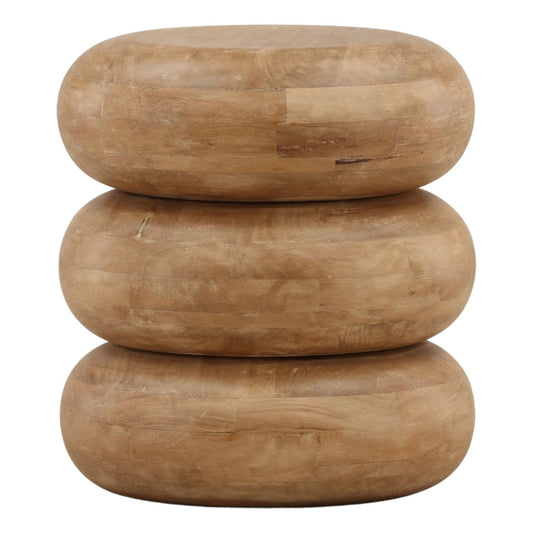 Natural Mango Wood Table 18 in Wide