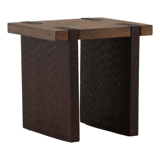Brown Mango Wood Table 22 in Wide