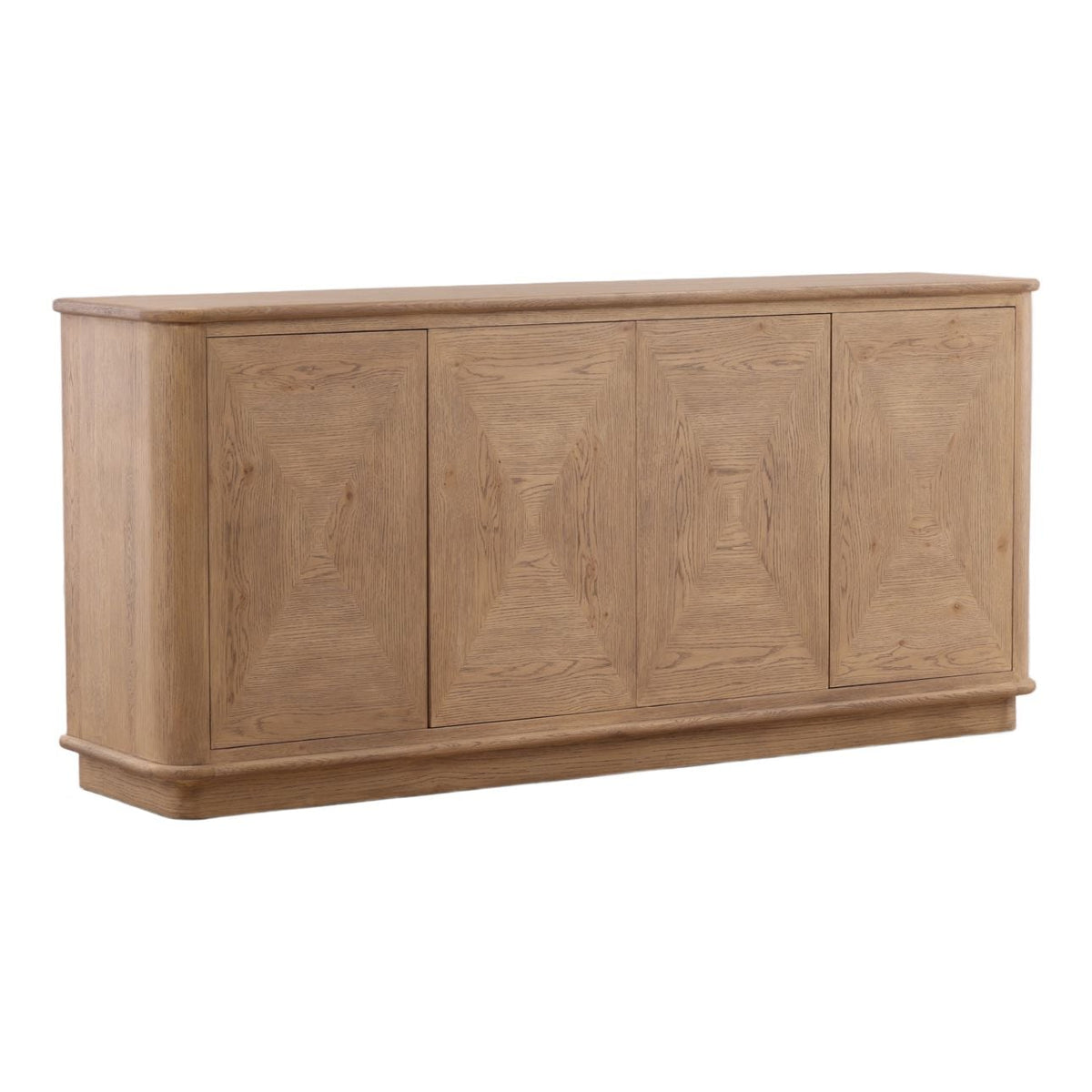 Signature Oak Veneer Cabinet