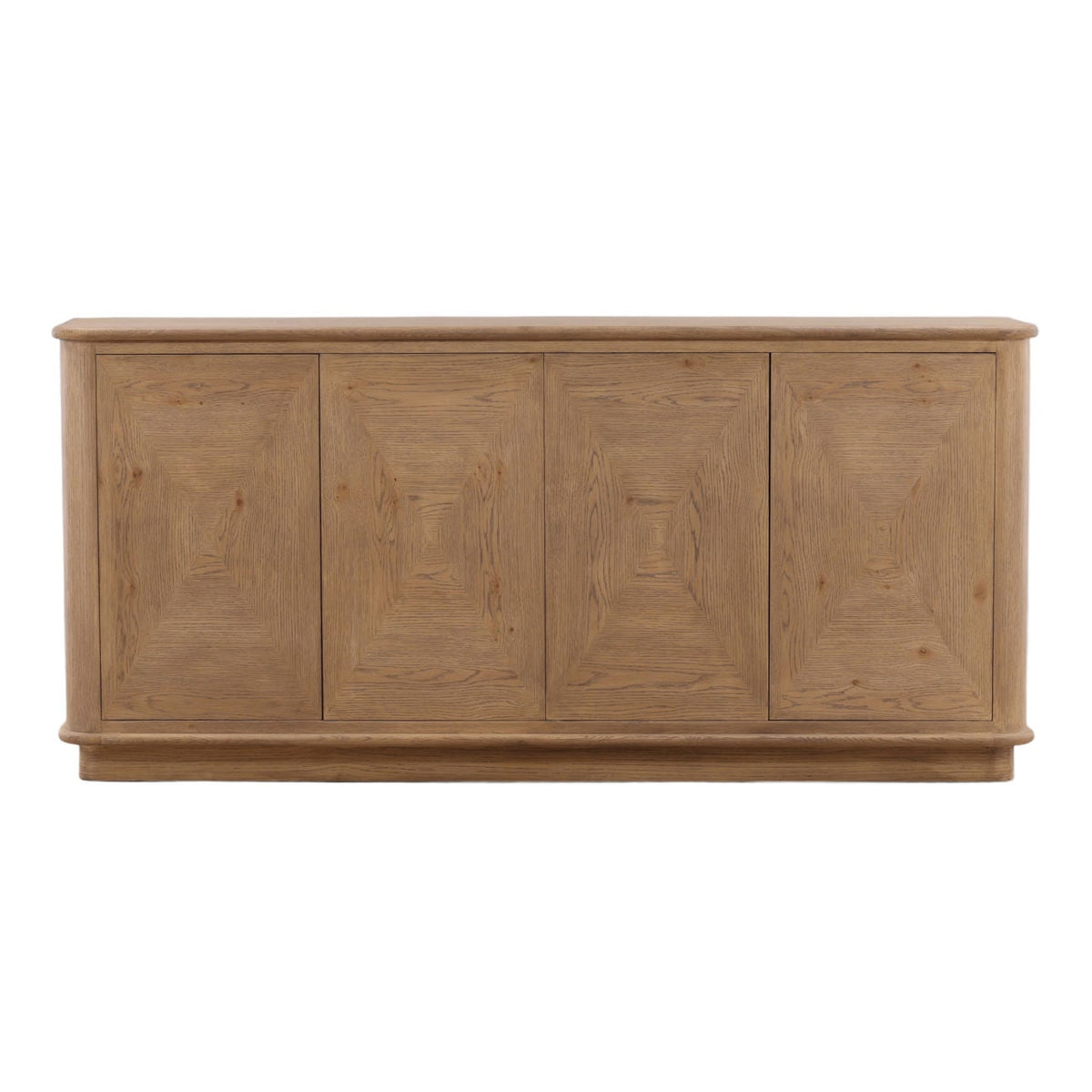 Signature Oak Veneer Cabinet