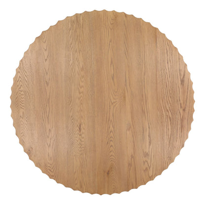 Modern Oak Veneer Dining Table