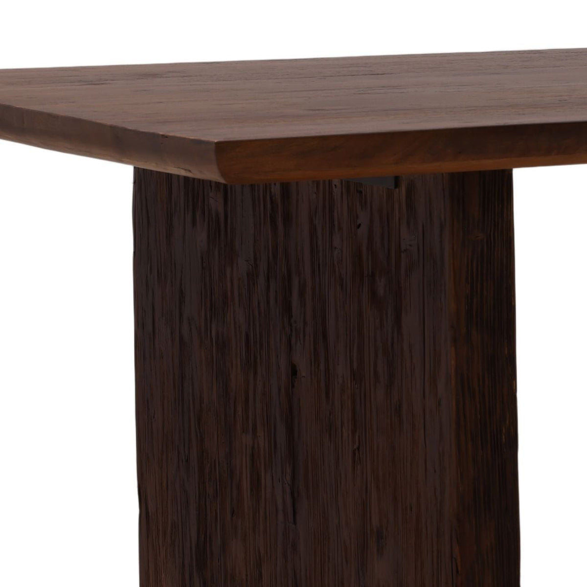 Refined Mango Wood and Reclaimed Wood Dining Table