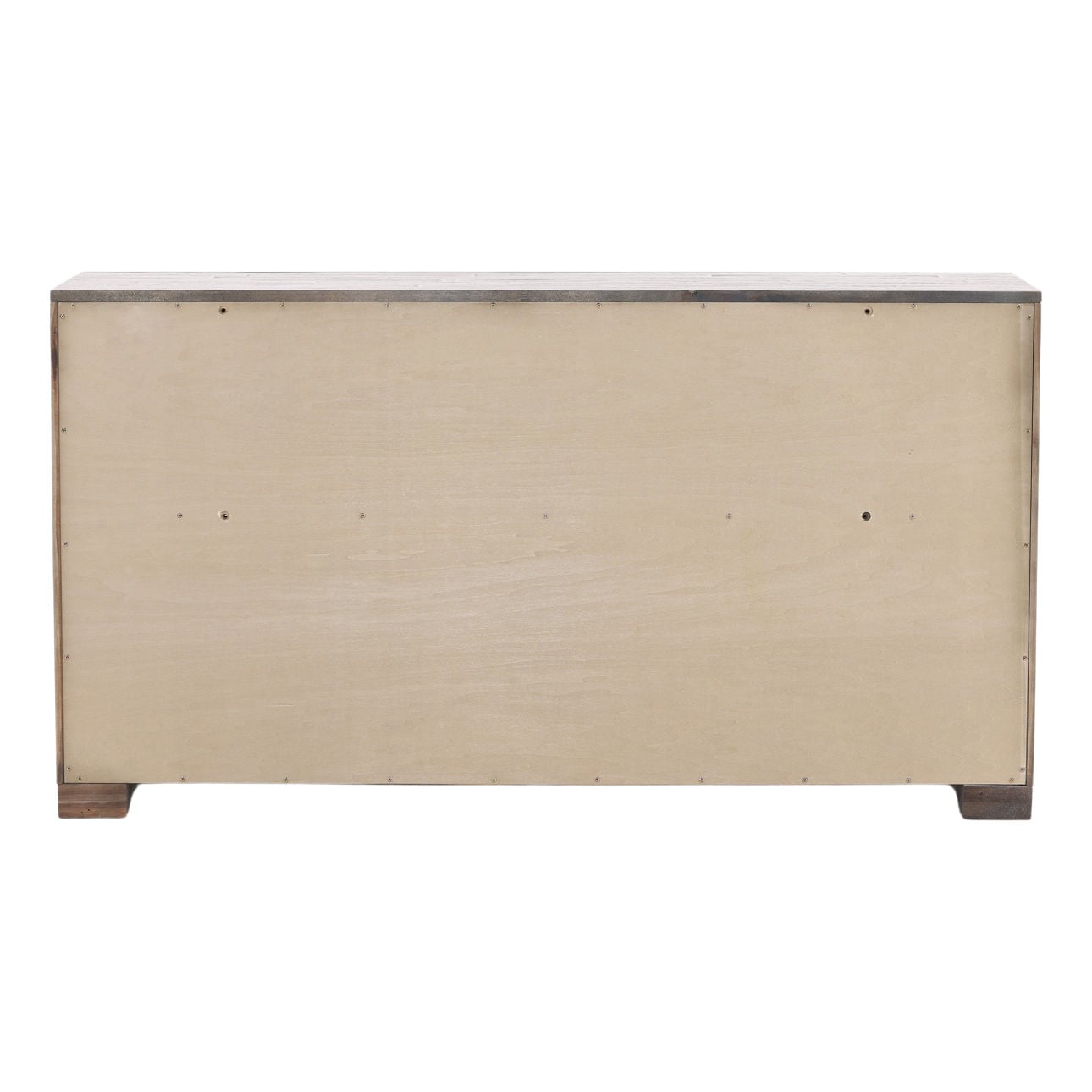 Light Grey Washed Sealed Finish Solid Acacia Wood Dresser 66 in Wide