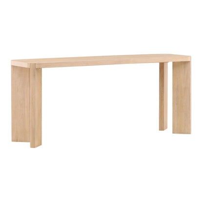 Natural Oak Wood and Oak Veneer Table 68 in Wide