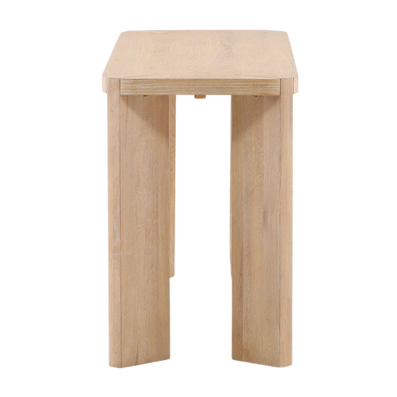 Natural Oak Wood and Oak Veneer Table 68 in Wide