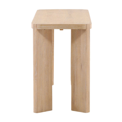 Natural Oak Wood and Oak Veneer Table 68 in Wide