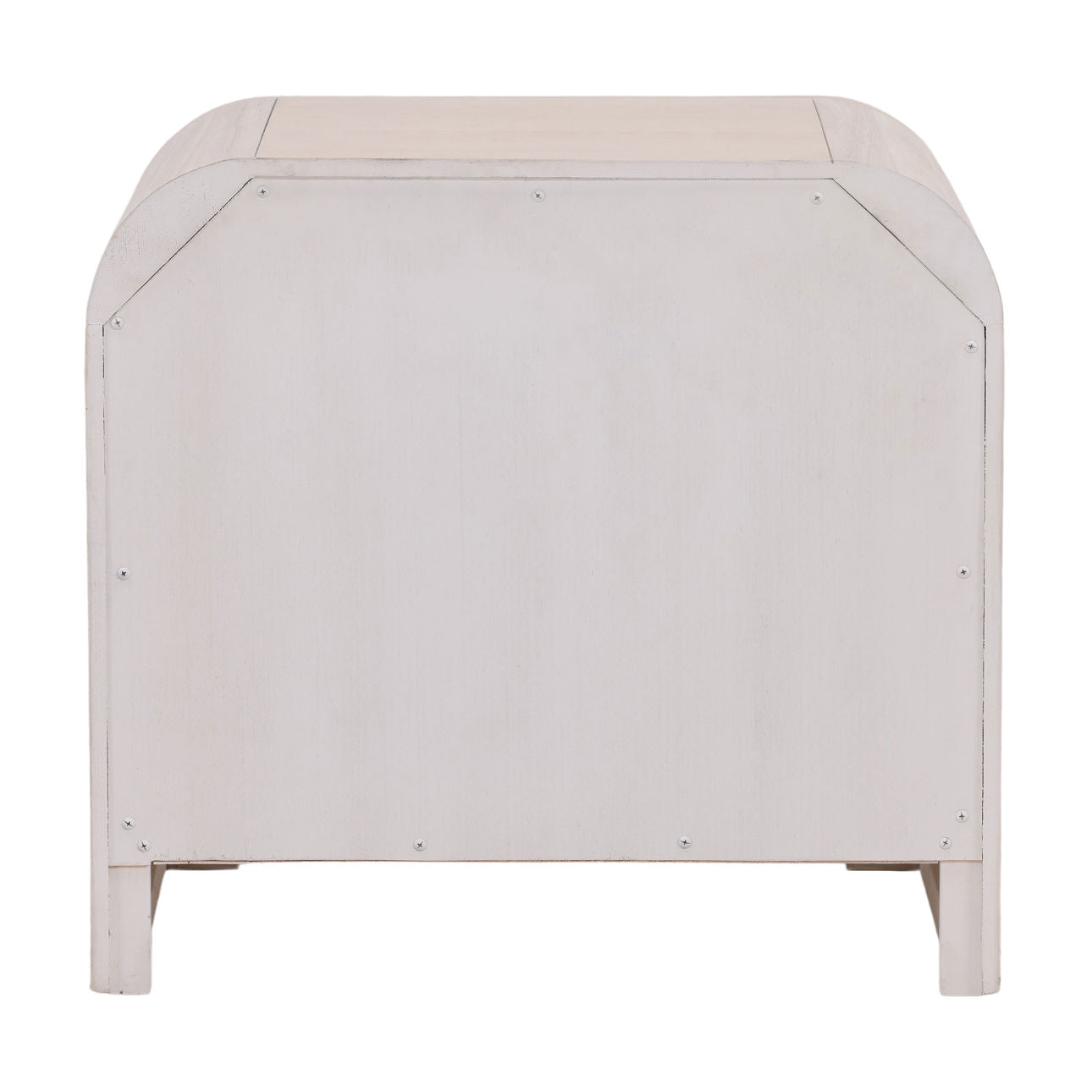 Bleach Natural and Black Handles Rubber Wood and Oak Veneer Nightstand 25.5 in Wide