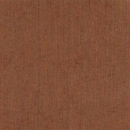 Brown and Natural Chenille Fabric and Solid Oak Wood Chair 20 in Wide