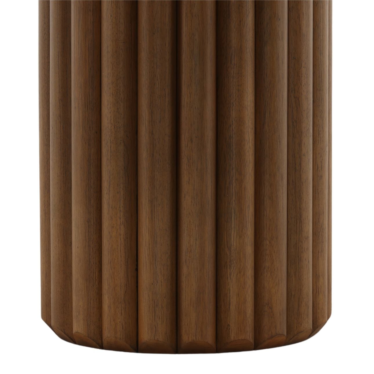 Dark Brown Rubber Wood and Oak Veneer Table 101.5 in Wide