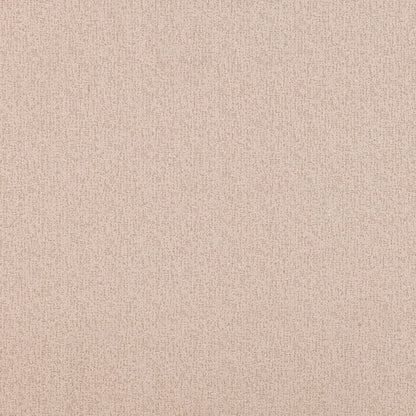 Cream and Natural Boucle Fabric and Rubberwood Bed 67 in Wide