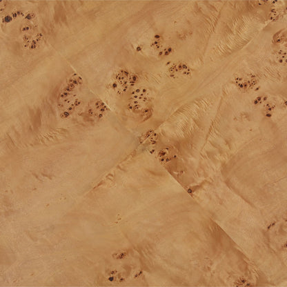 Natural Mappa Burl Veneer Table 39 in Wide