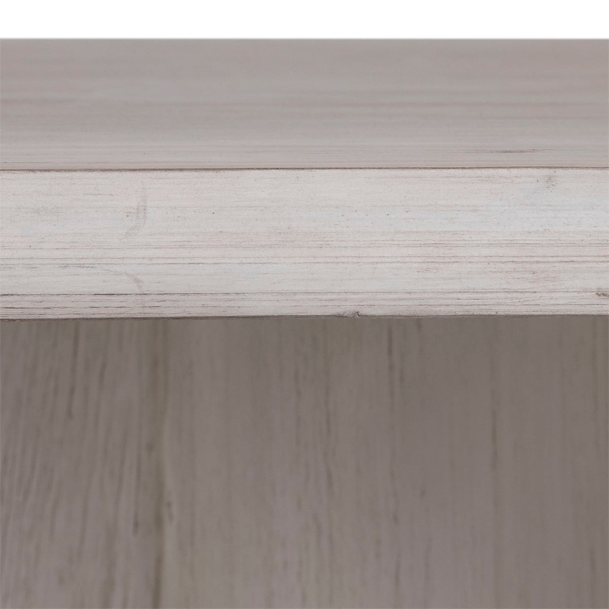 Elevated Pine Veneer, Acacia Wood and Veneer Dining Table