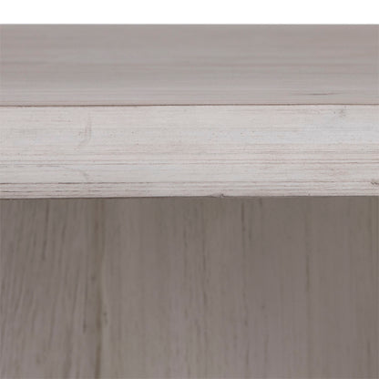Elevated Pine Veneer, Acacia Wood and Veneer Dining Table