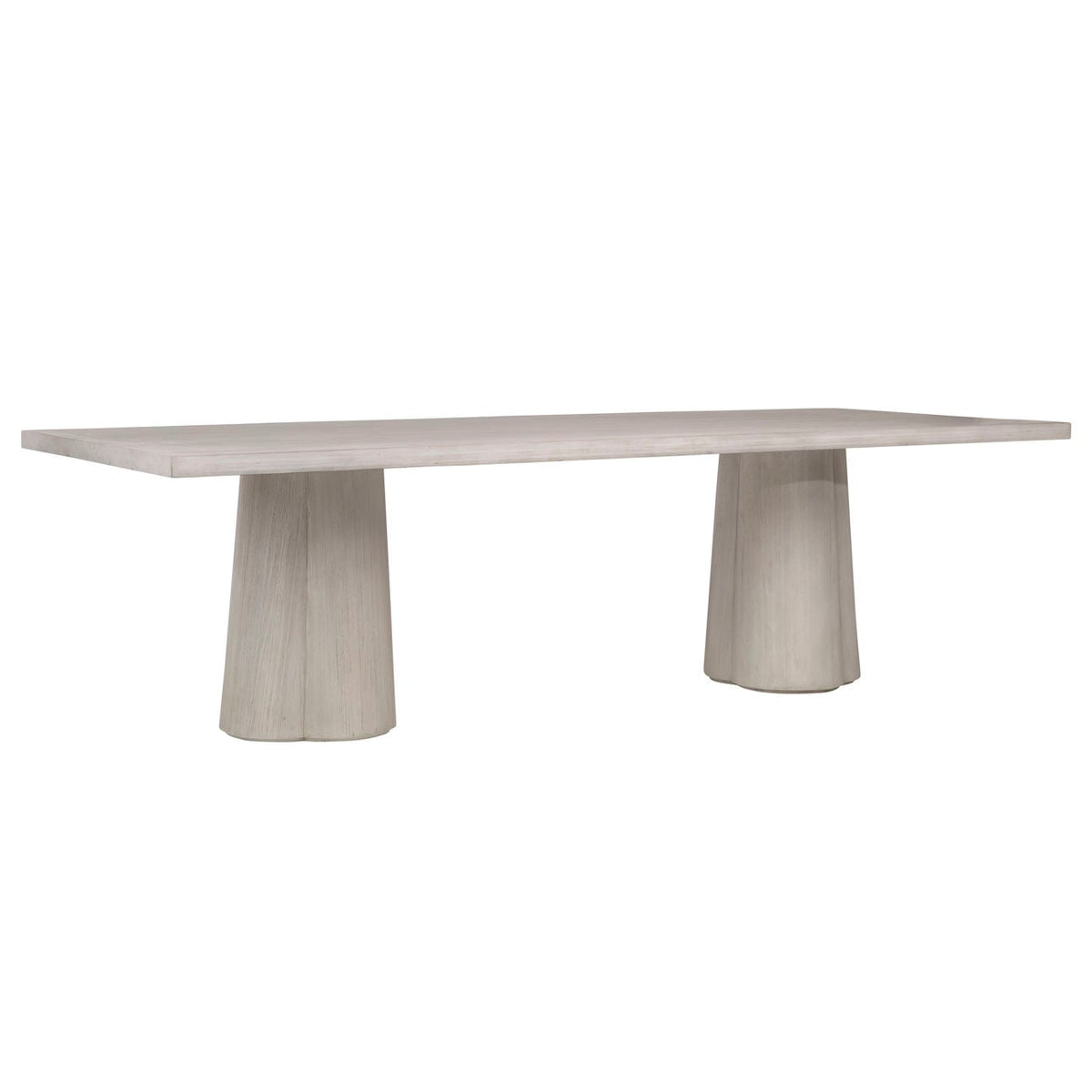 Elevated Pine Veneer, Acacia Wood and Veneer Dining Table