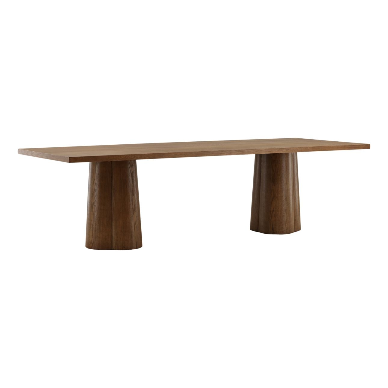 Whitewash Finish Pine Veneer, Acacia Wood and Veneer Table 88 in Wide