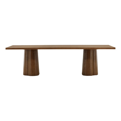 Whitewash Finish Pine Veneer, Acacia Wood and Veneer Table 88 in Wide