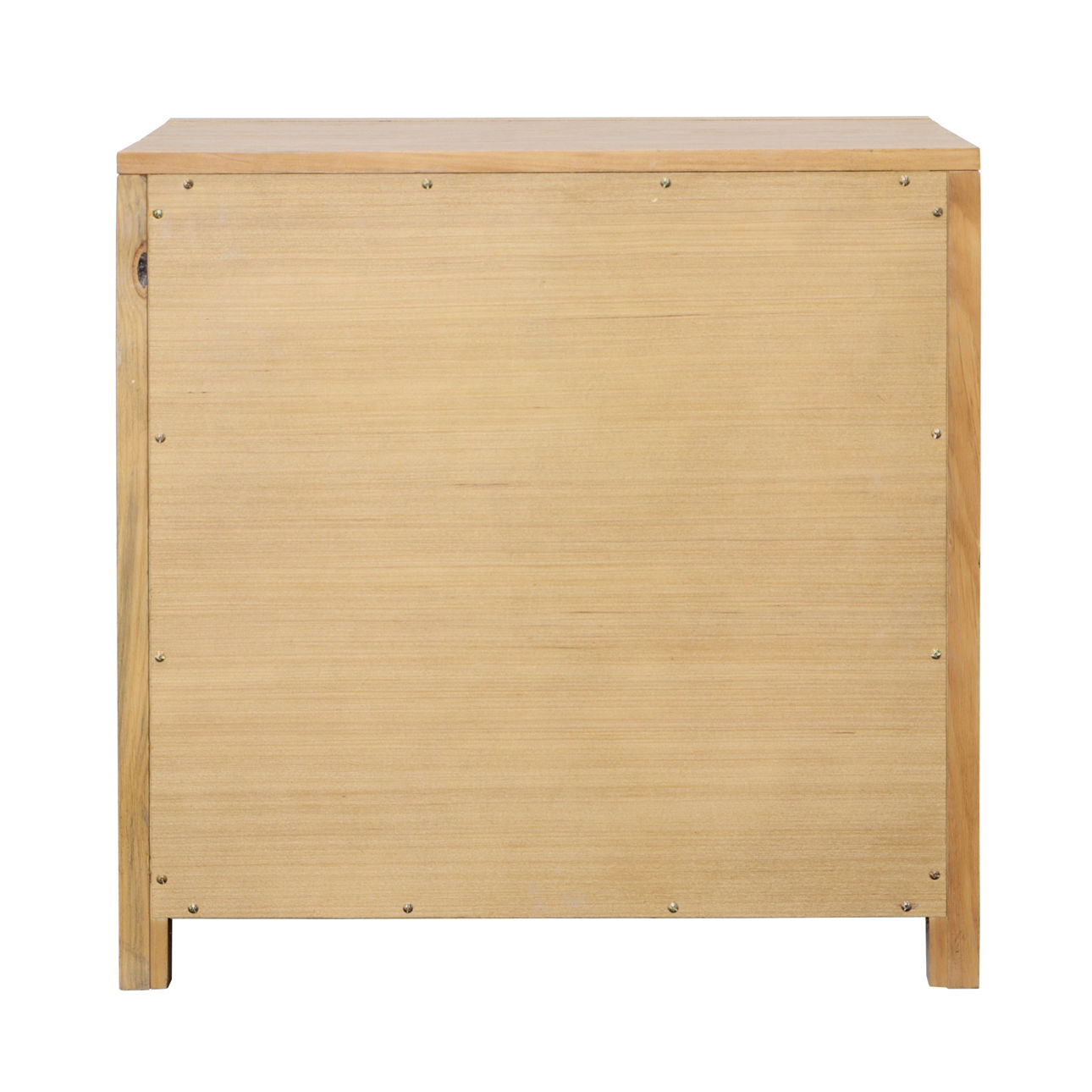 Light and Grey Warm Wash Finish Solid Pine Wood and Pine Veneer Nightstand 27.5 in Wide