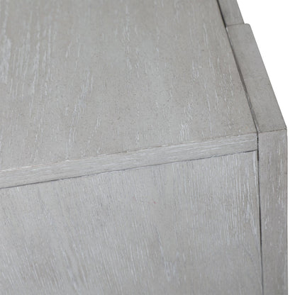 Heritage Rubber Wood and Oak Veneer Cabinet