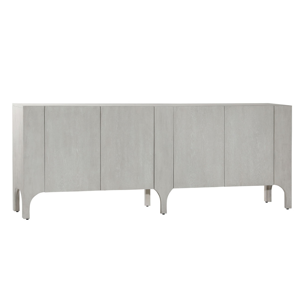 Heritage Rubber Wood and Oak Veneer Cabinet