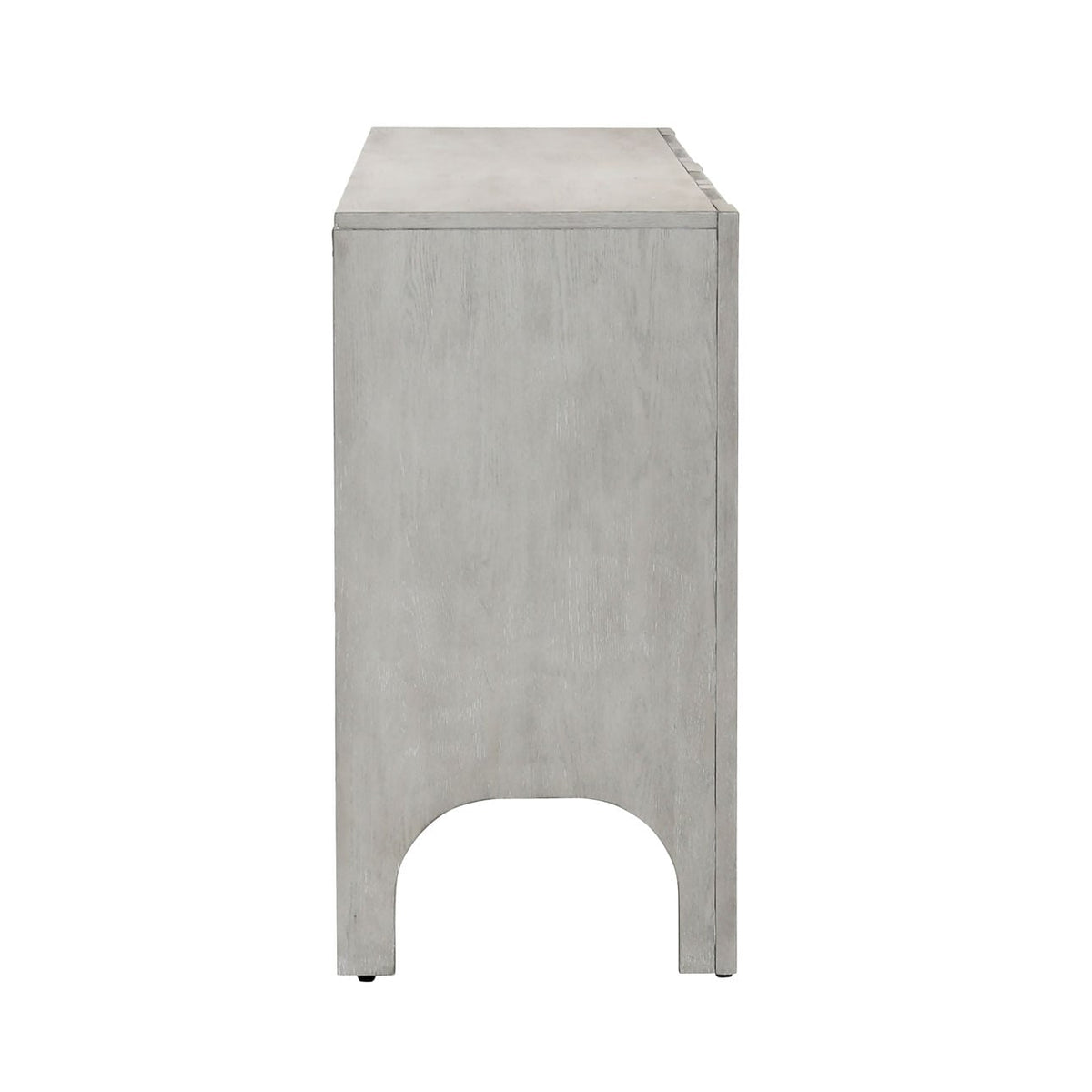 Heritage Rubber Wood and Oak Veneer Cabinet