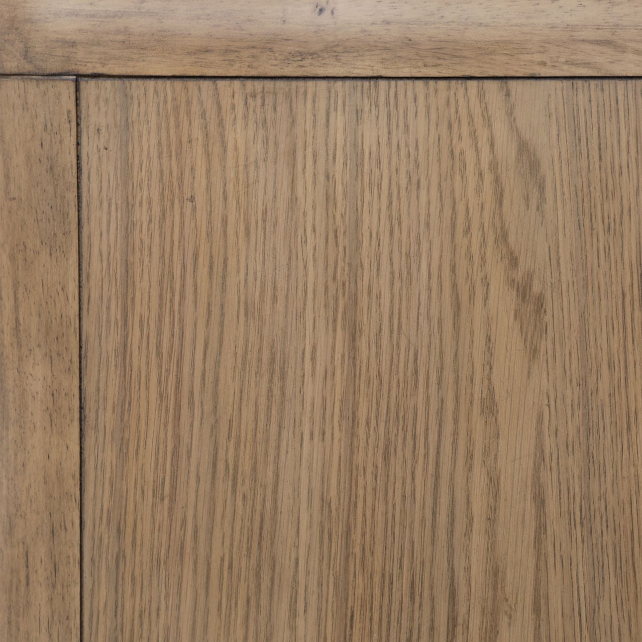 Natural Rubber Wood and Oak Veneer Nightstand 28 in Wide