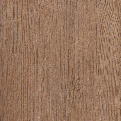Light Warm Wash and Black Handles Solid Pine Wood and Pine Veneer Dresser 67 in Wide