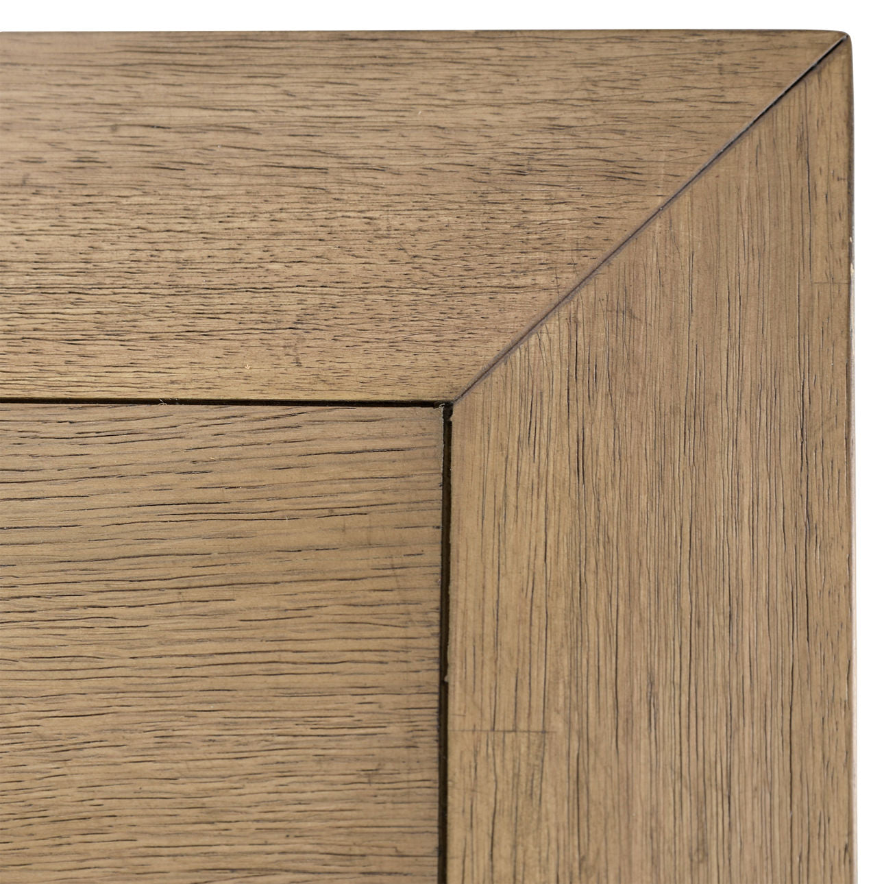 Natural Rubber Wood and Oak Veneer Table 106 in Wide