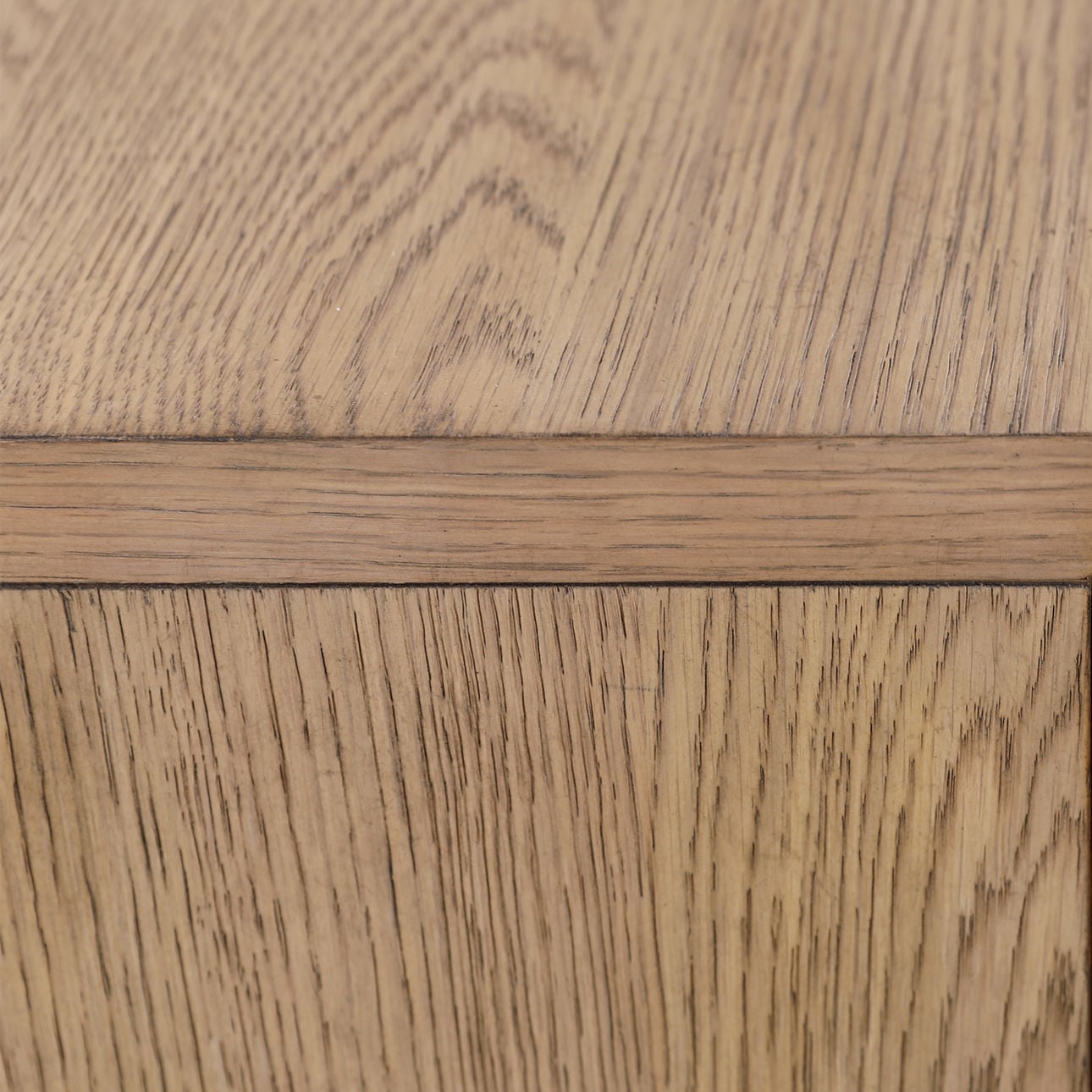Natural Rubber Wood and Oak Veneer Sideboard 71 in Wide